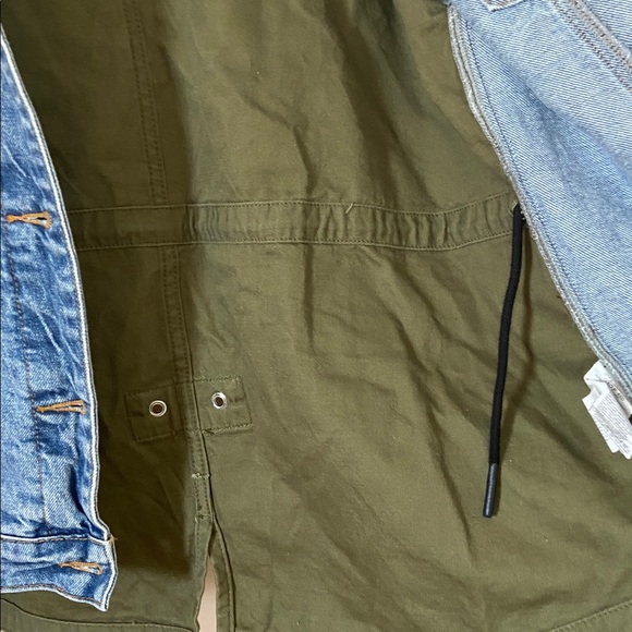 Desigual -Mickey Mouse Denim Parka Hybrid Jacket - Picture 13 of 14